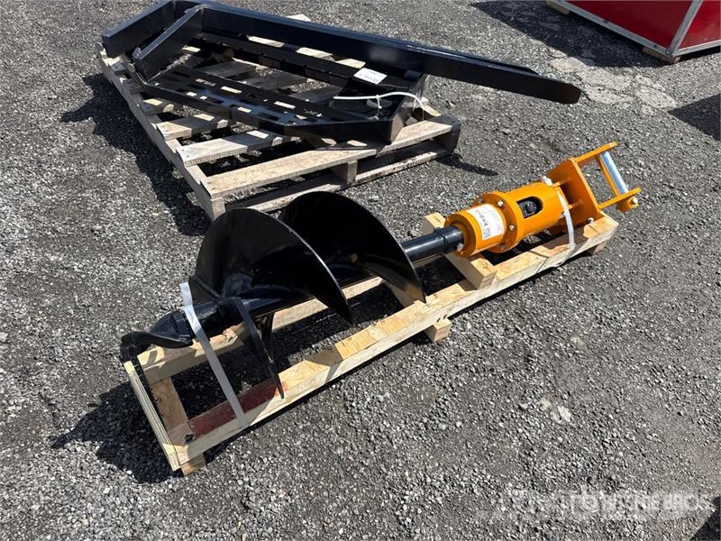 GIYI 16 in Excavator Auger - Fits Cat 303 (Unused) Boren