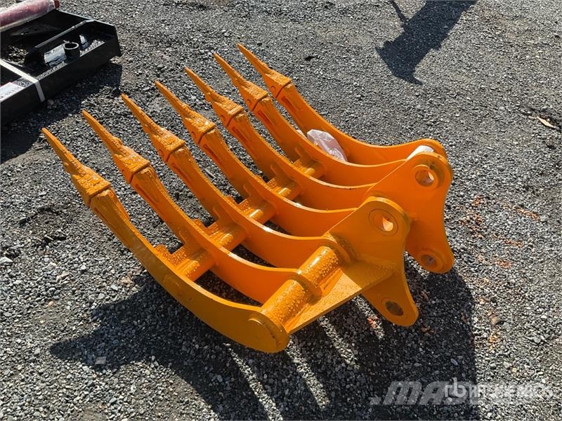  GIYI 32 in Excavator Rake - Fits Cat 305 (Unused) Šieno grėbliai ir vartytuvai