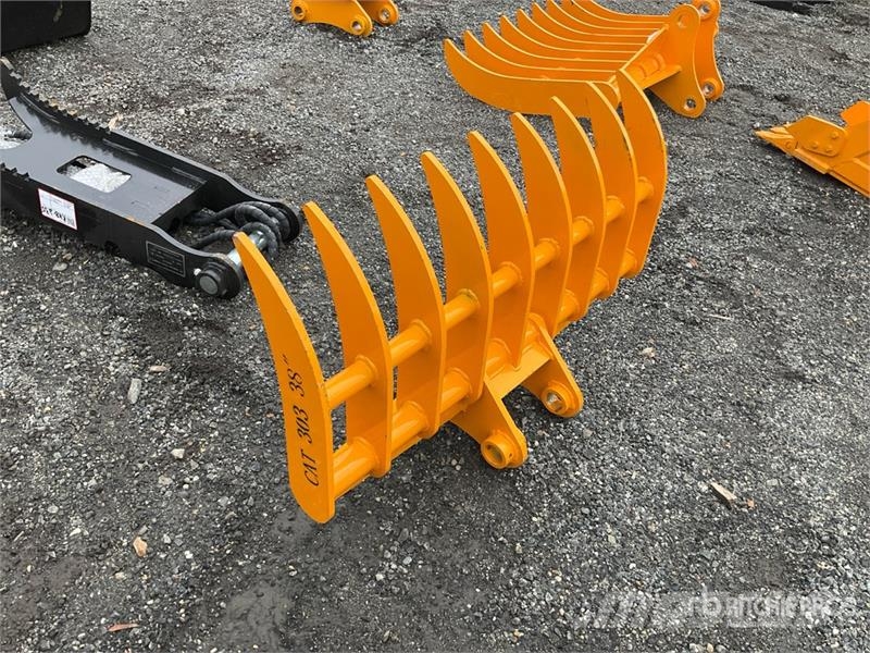  GIYI 38 in Cat 303 38 In Excavator Rake (Unused) Okretači i sakupljači sena