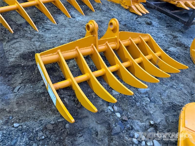 GIYI 38 in Cat 303 Excavator Rake (Unused) Rakes and tedders