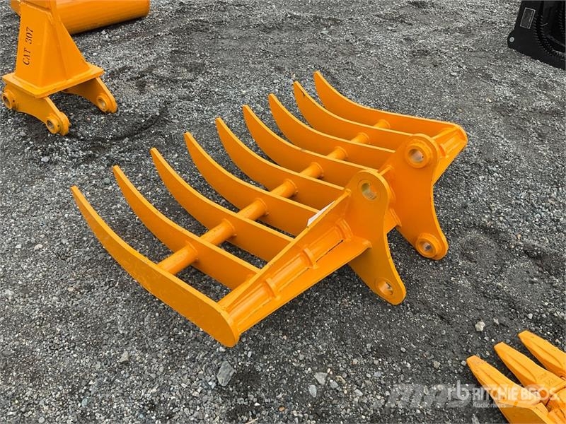 GIYI 45 in Cat 307 Excavator Rake (Unused) Okretači i sakupljači sena