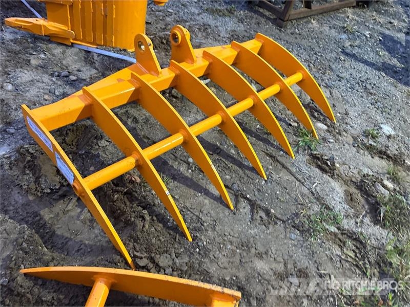 GIYI 46 in Excavator Rake - Fits CAT 303 (Unused) Rakes and tedders