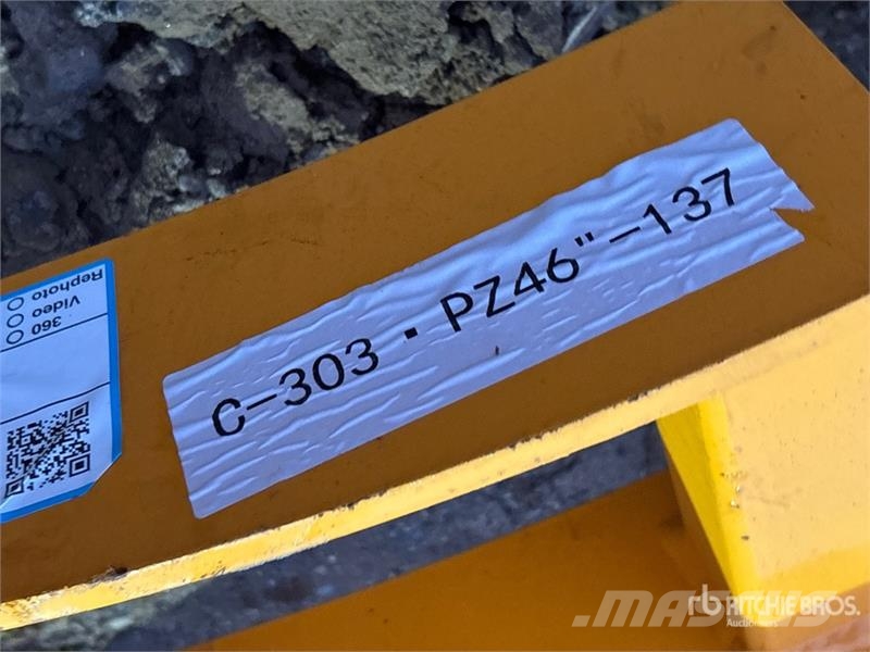 GIYI 46 in Excavator Rake - Fits CAT 303 (Unused) Rakes and tedders