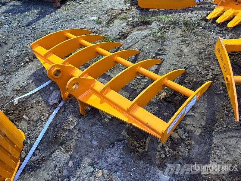 GIYI 46 in Excavator Rake - Fits CAT 303 (Unused) Rakes and tedders