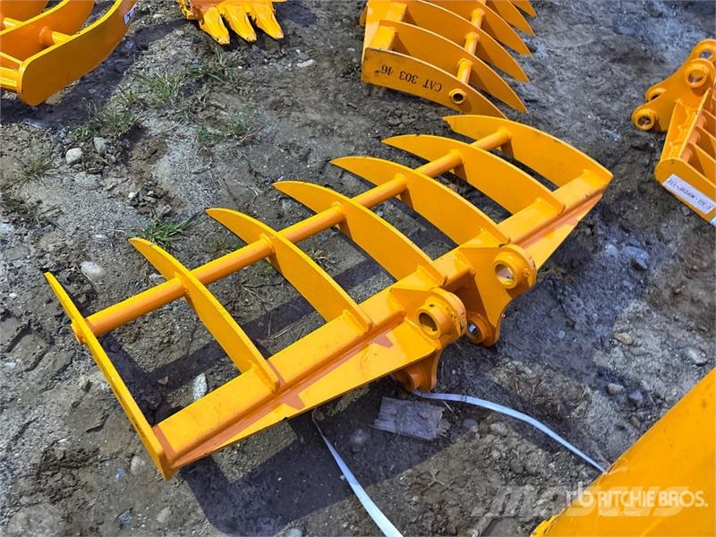 GIYI 46 in Excavator Rake - Fits CAT 303 (Unused) Rakes and tedders