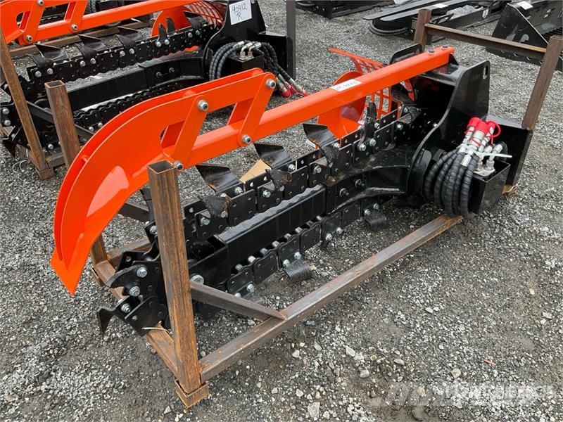 GIYI D39 39 in Mini Skid Steer Trencher (Unused) Trancheuse