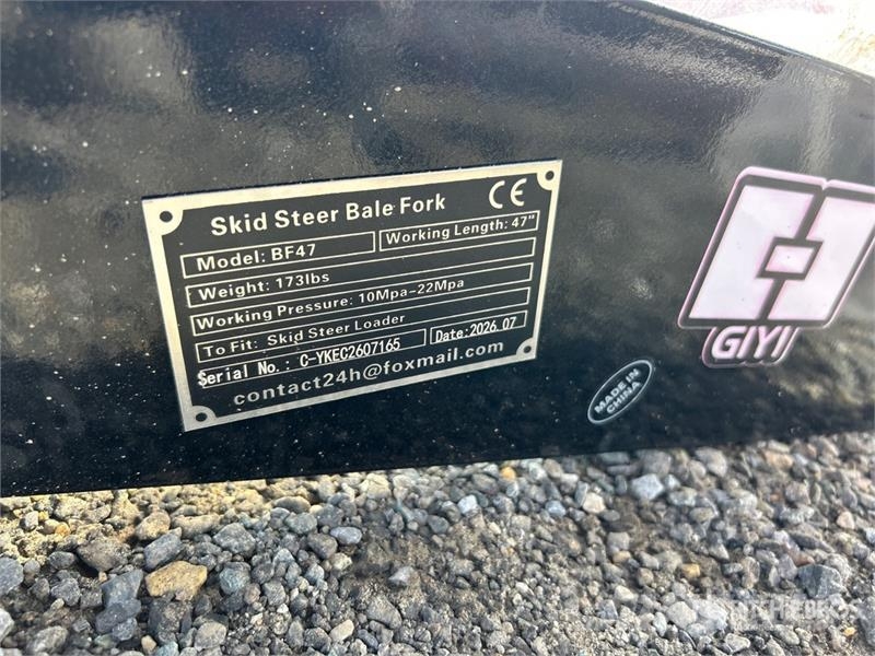 GIYI GY-BF47 47 in Bale Fork (Unused) Other components