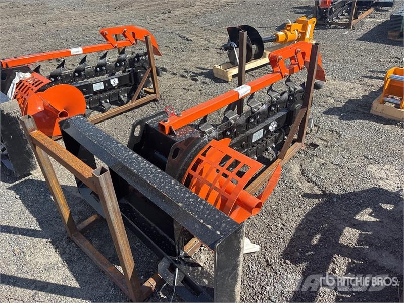  GIYI GY-D39 8 in Skid Steer Trencher (Unused) ماكينات حفر خنادق