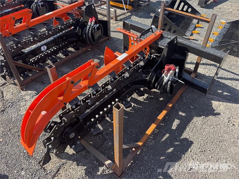  GIYI GY-D39 8 in Skid Steer Trencher (Unused) ماكينات حفر خنادق