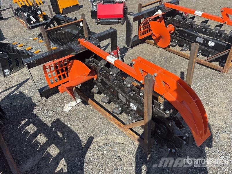 GIYI GY-D39 8 in Skid Steer Trencher (Unused) Grabenfräse