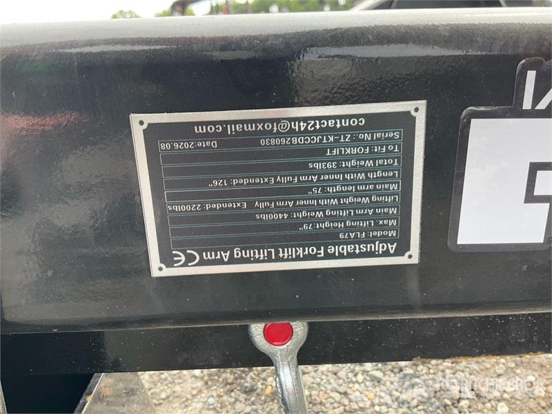  GIYI GY-FLA79 Forklift Extendable Boom (Unused) 其他附件和组件