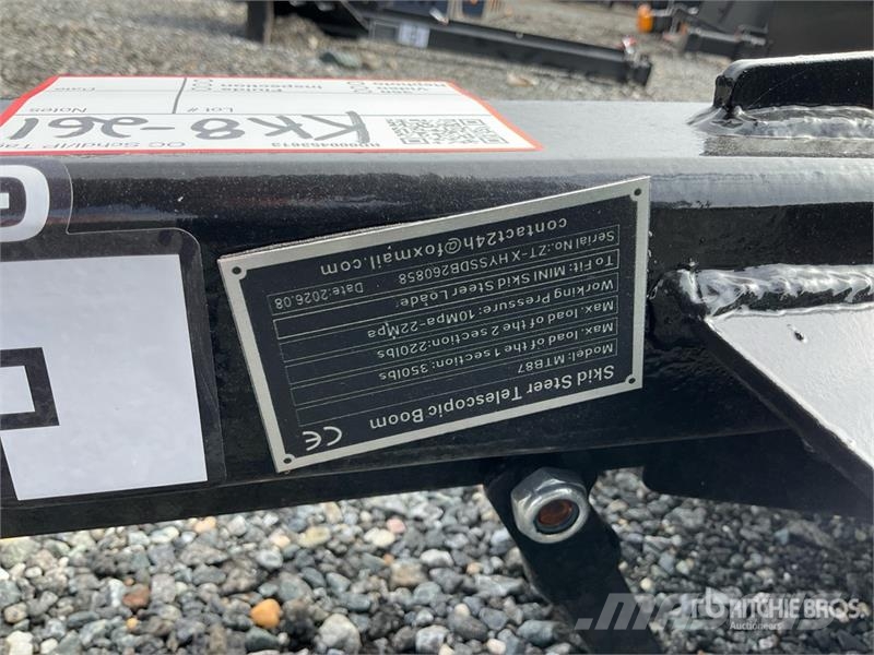 GIYI GY-MTB87 Mini Telescopic Skid Steer Boom (Unu Građevinarstvo – ostalo