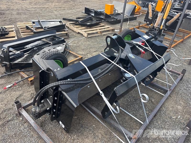 GIYI GY-PR71 71 in Mini Skid Steer Power Rake (Unu Other components