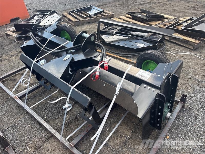GIYI GY-PR71 71 in Mini Skid Steer Power Rake (Unu Other components