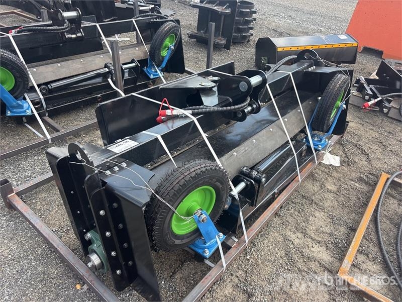 GIYI GY-PR71 71 in Mini Skid Steer Power Rake (Unu Other components