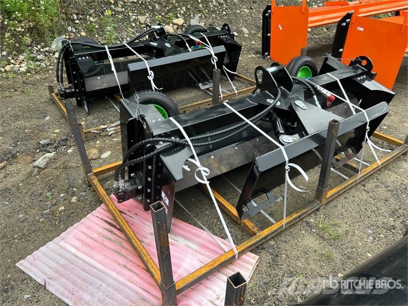 GIYI GY-PR71 71 in Skid Steer Power Rake (Unused) Other components