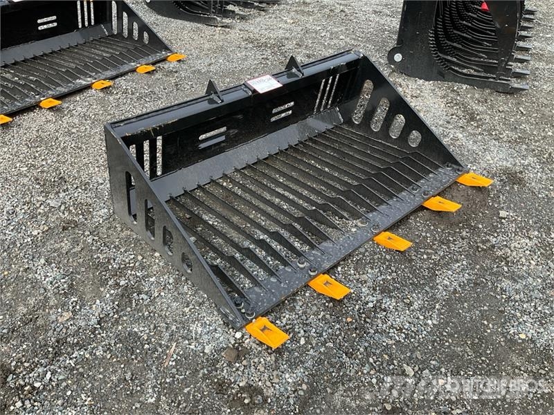 GIYI GY-RB44 44 in Rock Mini Skid Steer Bucket (Un Kauhat