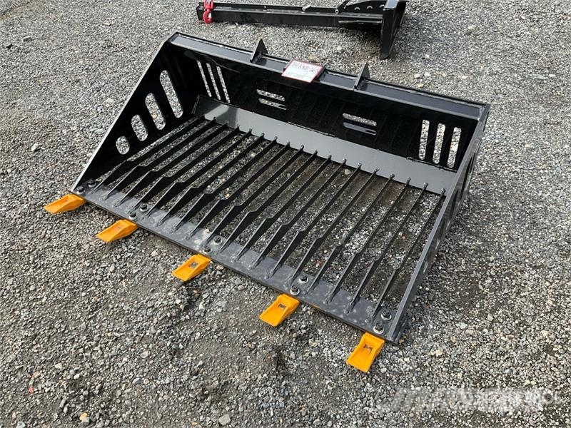 GIYI GY-RB44 44 in Rock Mini Skid Steer Bucket (Un Kauhat