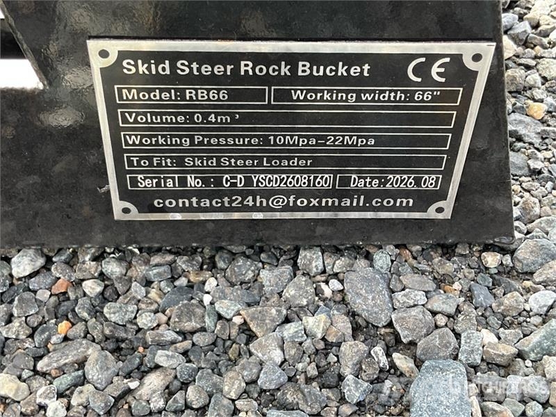 GIYI GY-RB66 66 in Skeleton Skid Steer Bucket (Unu Schaufeln