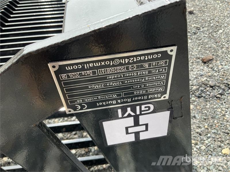 GIYI GY-RB66 66 in Skeleton Skid Steer Bucket (Unu Schaufeln