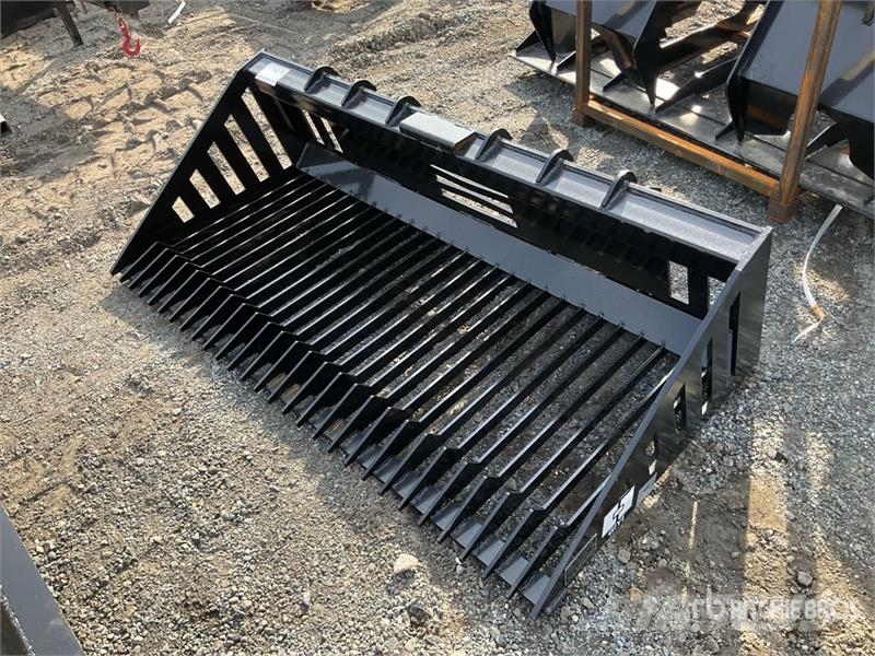 GIYI GY-RB66N 66 in Rock Skid Steer Bucket (Unused Baldes
