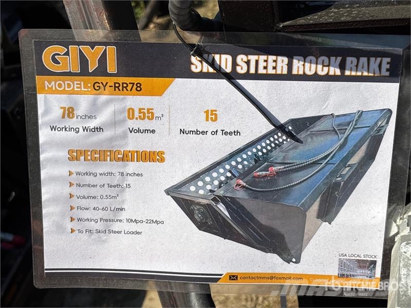  GIYI GY-RR78 Rock Rake (Unused) مكونات أخرى