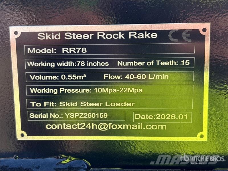  GIYI GY-RR78 Rock Rake (Unused) مكونات أخرى