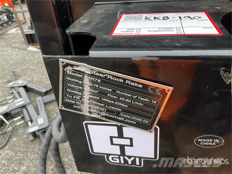  GIYI GY-RR78 Rock Rake (Unused) مكونات أخرى