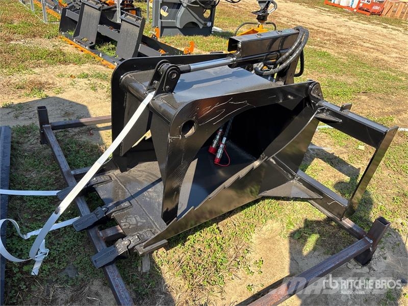  GIYI GY-SGB45 Stump Skid Steer Grapple Bucket (Unu グラップル