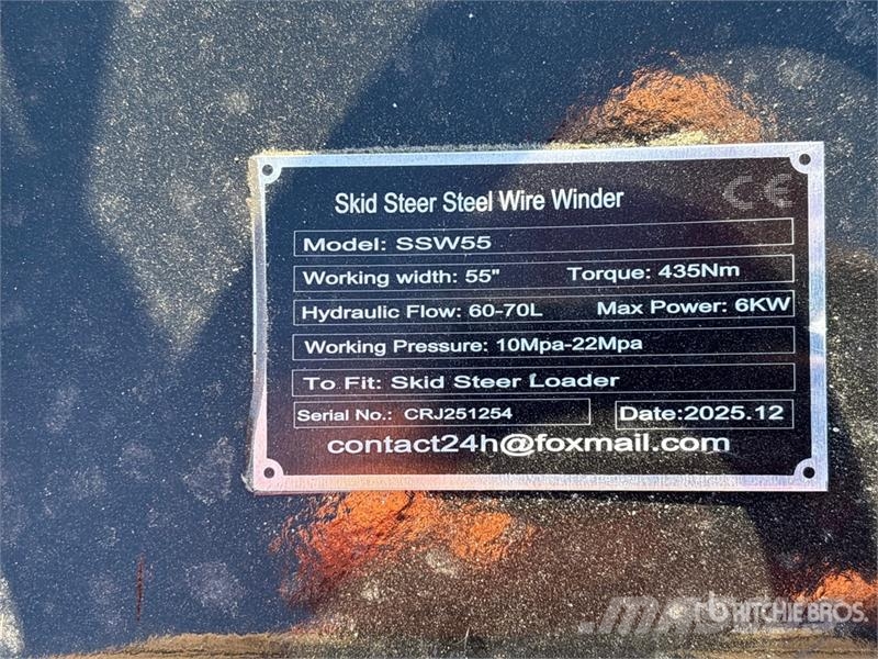  GIYI GY-SSW55 Skid Steer Slip Winding Machine (Unu Outros componentes