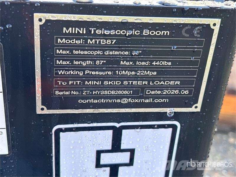 GIYI GY-STB47 Skid Steer Telescopic Boom (Unused) Other components