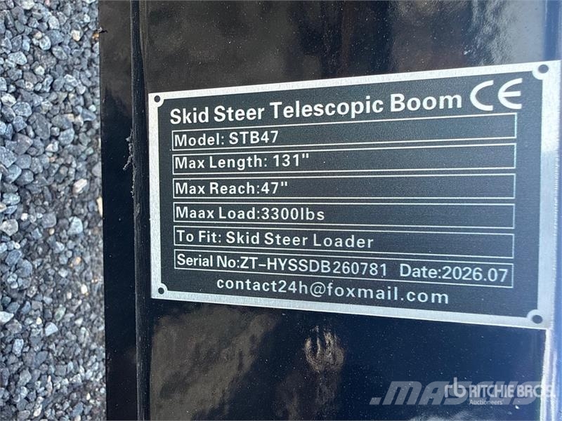 GIYI GY-STB47 Telescopic Boom (Unused) Other components