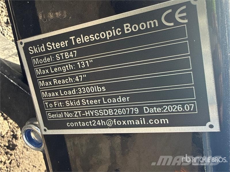 GIYI GY-STB47 Telescopic Boom (Unused) Other components