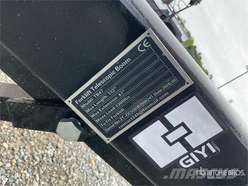 GIYI GY-TB47 Forklift Telescopic Boom (Unused) 其他附件和组件