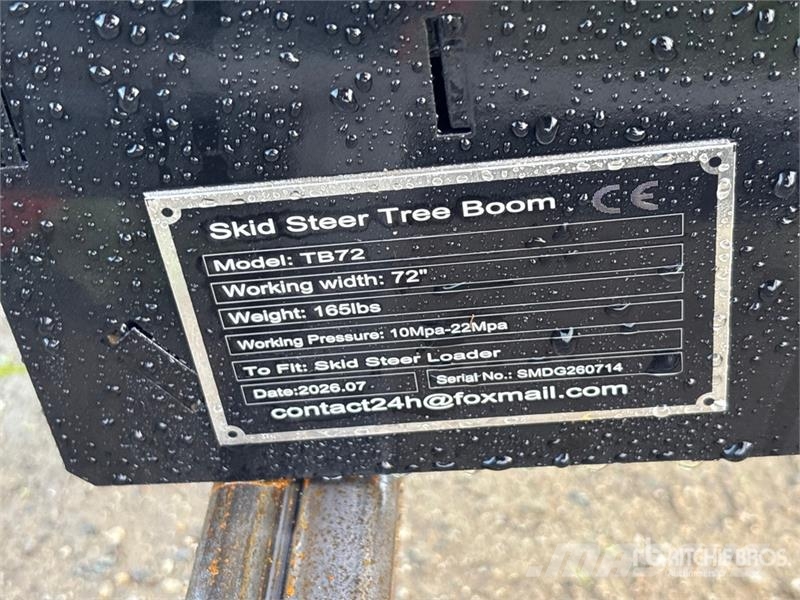 GIYI GY-TB72 72 in Skid Steer Tree Boom (Unused) Other components