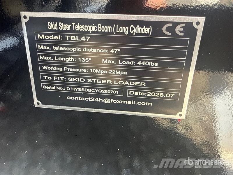 GIYI GY-TBL47 Skid Steer Telescopic Boom (Long Cyl Other components