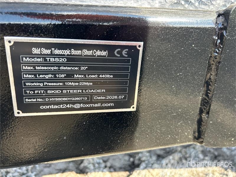  GIYI GY-TBS20 108 in Skid Steer Telescopic Boom (S Other components