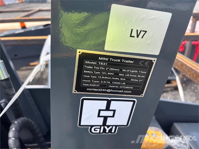 GIYI GY-TE780 Fifth Wheel Wrecker Attachment (Unus Ostale kargo komponente