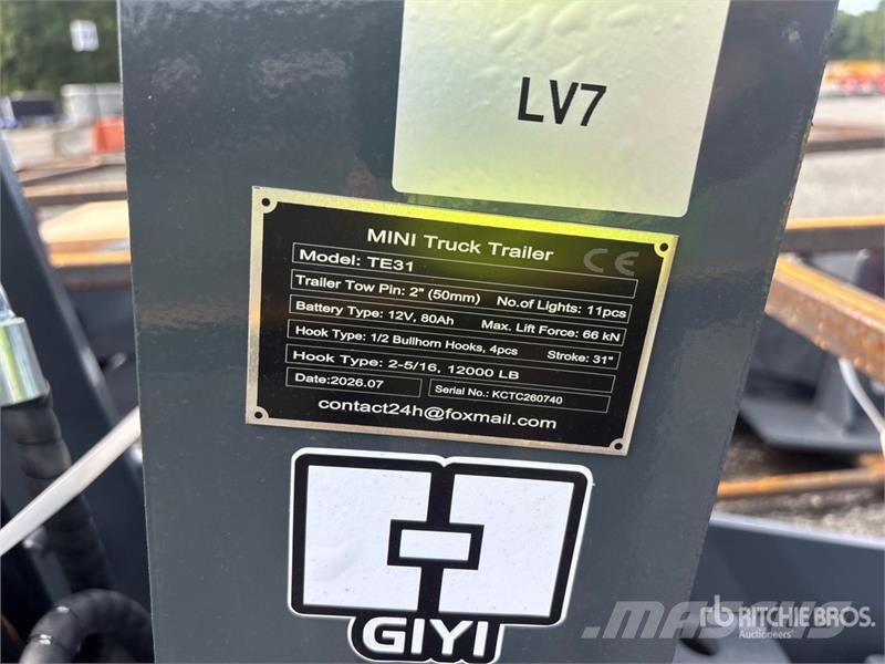 GIYI GY-TE780 Fifth Wheel Wrecker Attachment (Unus Ostale kargo komponente