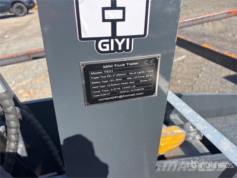  GIYI GY-TE780 Hydraulic Fifth Wheel Wrecker Attach 运输工具-其他