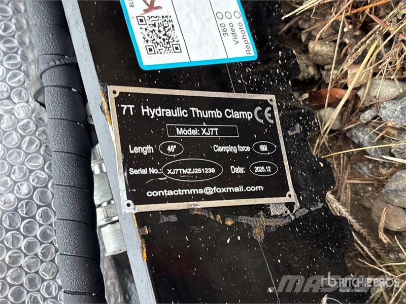  GIYI GY-XJ7T CAT Hydraulic Excavator Thumb (Unused دلاء