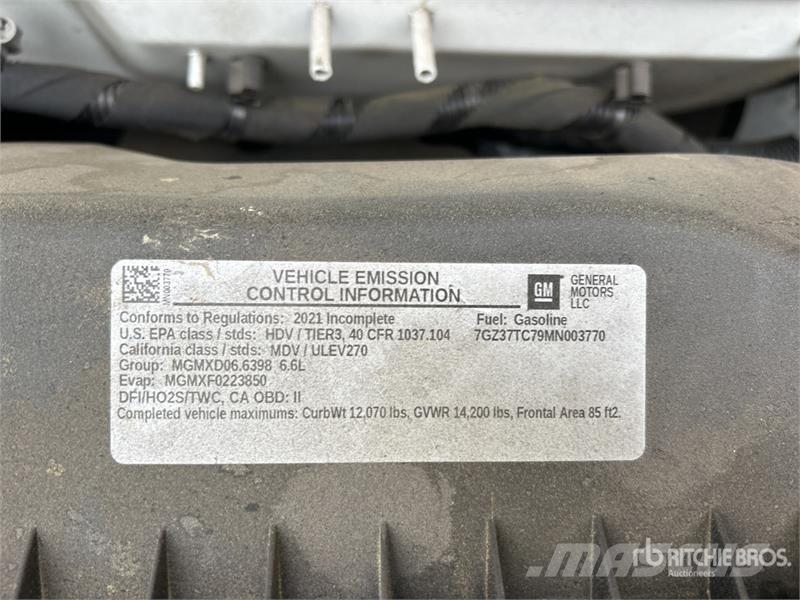 GMC 3500 4x2 Van Truck Sanduk kamioni