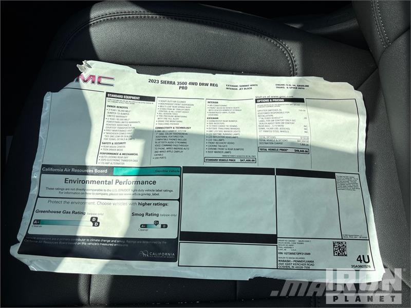 GMC 3500 HD 4x4 Utility Truck Furgonetas caja abierta
