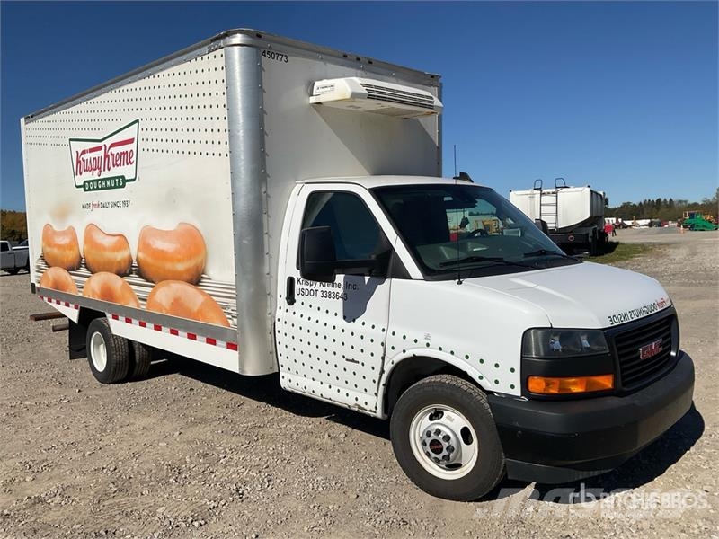 GMC Savana 3500 4x2 4x2 Refrigerated Truck شاحنات بدرجة حرارة قابلة للضبط