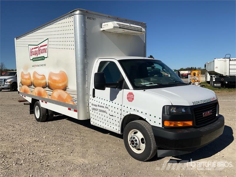 GMC Savana 3500 4x2 4x2 Refrigerated Truck شاحنات بدرجة حرارة قابلة للضبط