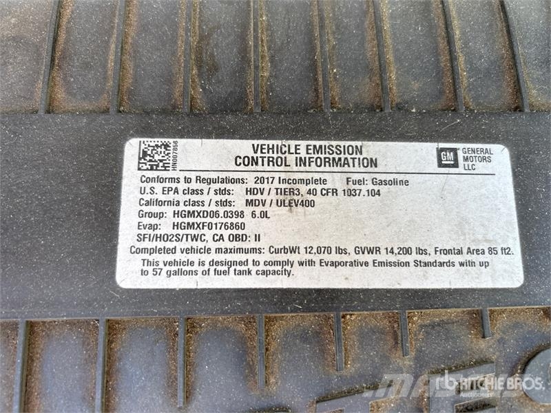 GMC Savana 4500 4x2 Van Truck (Inoperable) Skriňová nadstavba