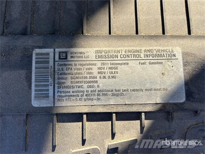 GMC Savana G3500 4x2 Van Truck Skriňová nadstavba