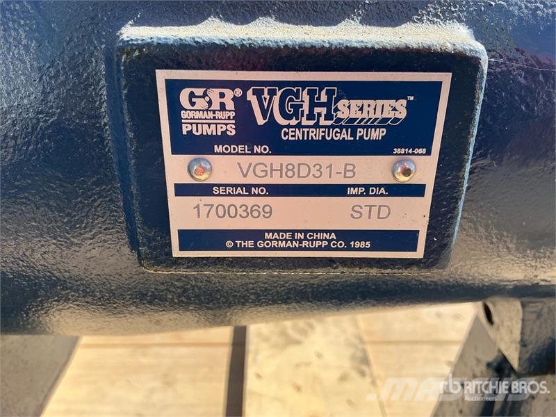 Gorman-Rupp VGH8D31-B Water Pump (Unused) Vattenpumpar