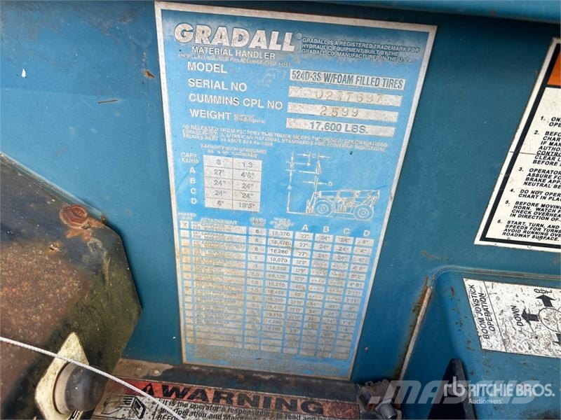 Gradall 524D-3S Telehandler Телескопічні навантажувачі
