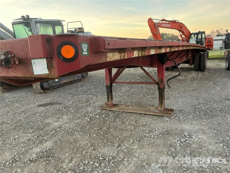 Great Dane 40000 lb 48 ft T/A Flatbed Trailer Platformas/izkraušana no sāniem